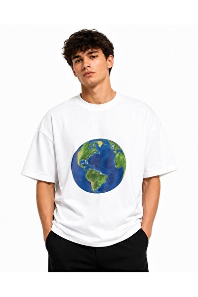 Inscriptie Unisex Βαμβακερό T-Shirt Υψηλής Ποιότητας  "Ο Κόσμος "