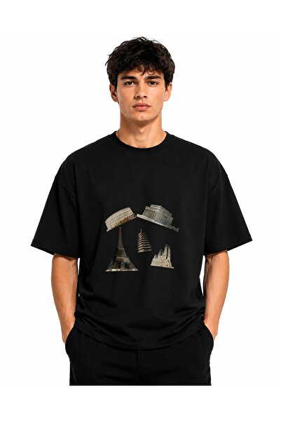 Inscriptie Ουνισέξ Βαμβακερό T-Shirt Υψηλής Ποιότητας  "Ταξίδια στον Κόσμο "