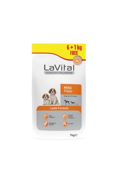 LaVital Kuzulu Küçük Irk Yetişkin Köpek Maması 6+1 kg