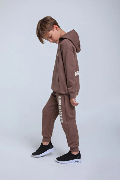 HAUSEkids 4-14 Years Old Gınza Tokyo Luxery Boy's Suit-Brown