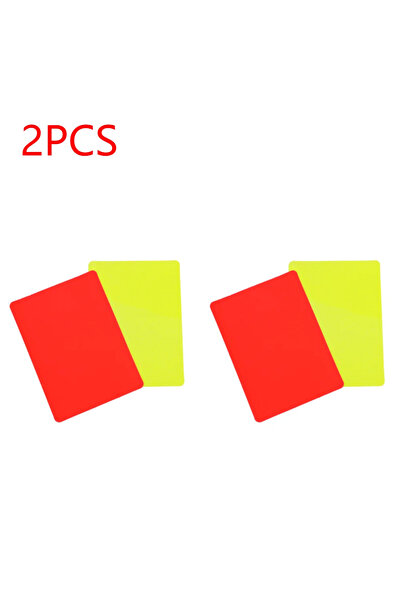 APWIKOGER 2Pairs 100-1Pairs Soccer Referee Cards Red Card and Yellow Card Foo...