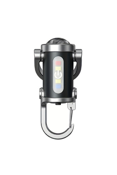 Choice 1PCS Mini Keychain Flashlight Rechargeable Pocket COB Working Light Ou...