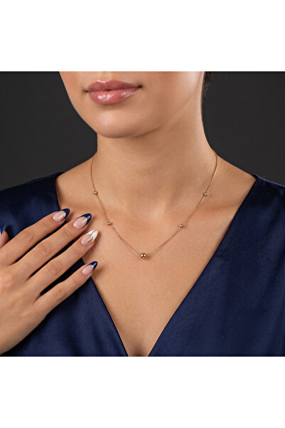 Jewellery Turk 14 Ayar Dorika Toplu Kolye