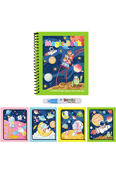 choice2 3 Cartoon Watercolor Painting Magic Book Kids Educational Magic Water...