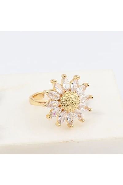 Choice resizable XL1502-69 1pcs new fashion rotating zircon flower opening ad...