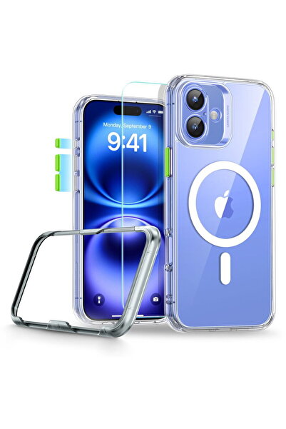 ESR SET CLASIC PRO HALOLOCK MAGSAFE IPHONE 16 TRANSPARENT