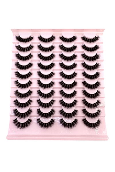 Choice 20pairs-ja45 HBZGTLAD 20 Pairs Natural Thick False Eyelashes Long Make...