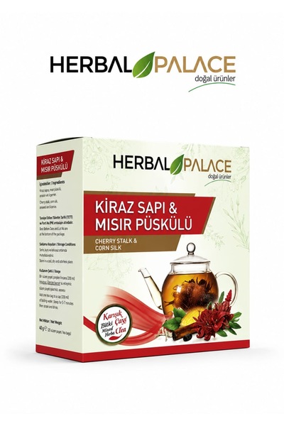 Herbal Palace KİRAZ SAPI MISIR PÜSKÜLÜ ÇAYI