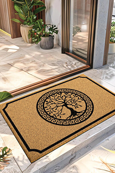Decovetro Koko Paspas Tree of Life Patterned Door Mat40 X 60 cm