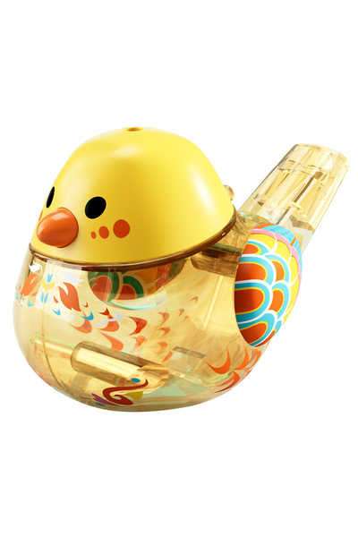 choice2 Yellow Colorful children's cartoon bird whistle toy loading water to ...