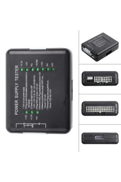 Derwell Power Supply Tester - Bilgisayar Güç Kaynağı Test Cihazı Power Test A...