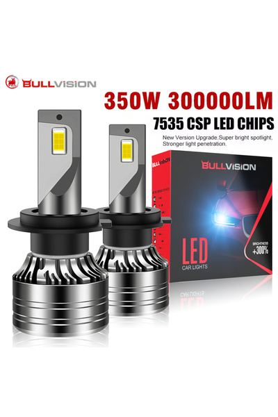 Choice5 K69-H11-6K 6000K Cold White Bullvision 2PCS Car Lights H7 H4 H1 9006 ...