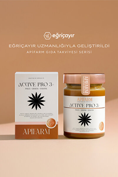Apifarm Active Pro 3 | Polen Ginseng Ham Bal Karışımı 415g