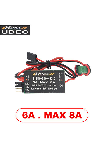 Choice 1pc 6A UBEC HENGE UBEC 4A/6A/8A/12A Output 5V/6V/7.4V Inport 7V-25.5V ...