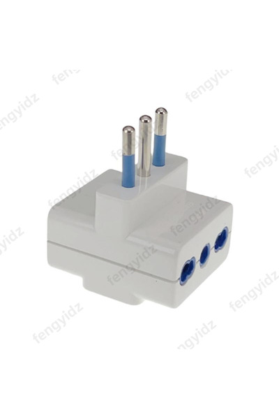Choice Type 2 Italy Travel Plug Adapter 3 Ways Socket Multi Port Outlet Itali...