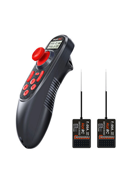Choice DS600 with 2RX HOTRC DS-600 6CH 2.4GHz Radio System Transmitter Remote...