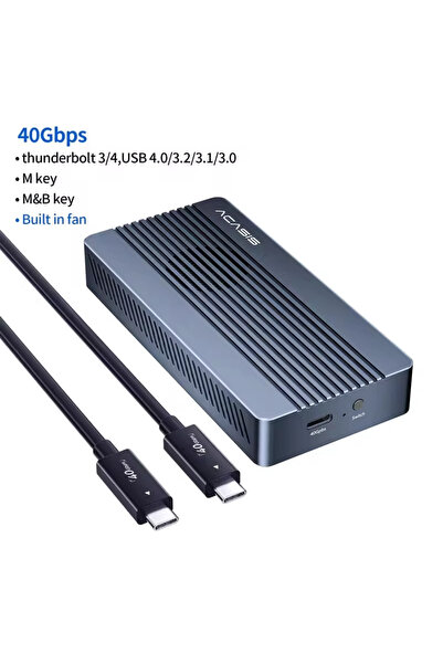 Choice علبة تخزين M.2 NVMe بسرعة 40 جيجابت في الثانية TBU405Pro من Acasis مع ...