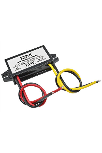 Choice 15W Wire 12V to 5V 2A 3A 15W 24W DC-DC Step Down Buck Converter Power ...