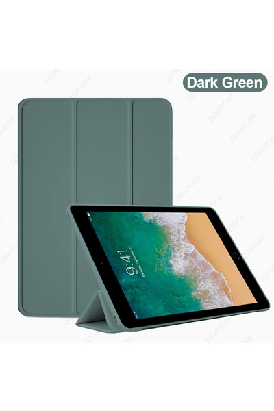 Choice5 جراب أخضر داكن لجهاز iPad 9.7 الجيل الخامس/السادس، ولجهاز iPad Air 1 ...