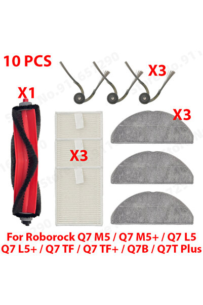 Choice17 roborock Set 8 Compatible For Roborock Q7 M5 / Q7 M5+ / Q7 L5 / Q7 L...