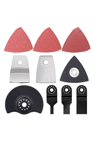 Choice 22pcs XCAN 22pcs Multi-Function Oscillating Quick Release Saw Blade HS...