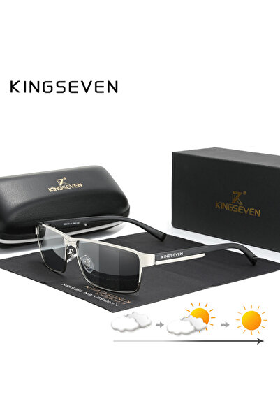 Choice Silver-Photochromic KINGSEVEN New Photochromic Sunglasses Men Chameleo...