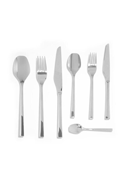 Serenk New York Edelstahl-Besteckset 42-teilig – Premium Besteckset für 6 Per...