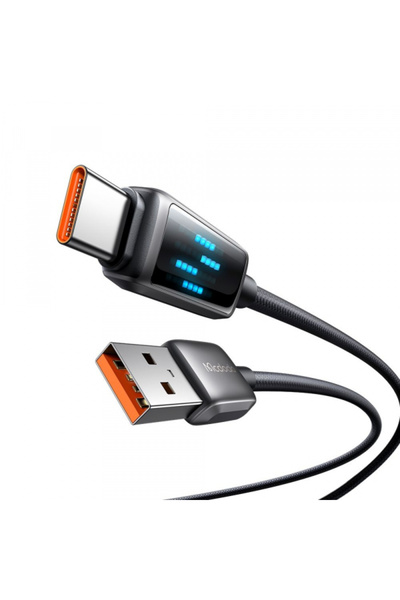 Mcdodo Cablu Date si Incarcare USB-A - USB-C CA-2350 Display, 100W, 1.2m, Negru