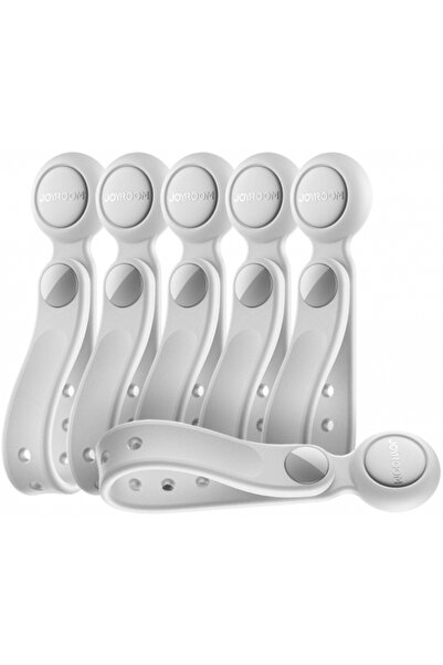 Joyroom Organizator Cabluri JR-ZS422, Magnetic, Set 6 Bucati, Alb