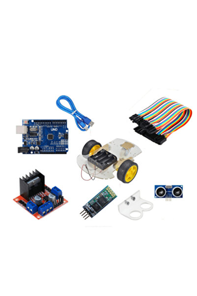 Arduino Bluetooth Robot Araba Kiti - 2WD