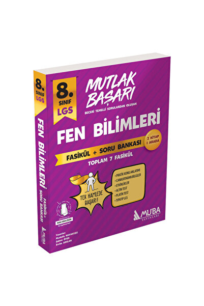 Muba Yayınları 2044 - MB 8.Sınıf Fen Bilimleri Fasikül + Soru Bankası
