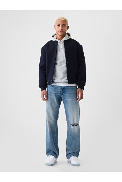 GAP Erkek Mavi %100 Organik Pamuk '90s Loose Washwell Jean Pantolon