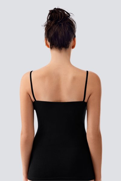 Brix Tricou de bază pentru femei, negru