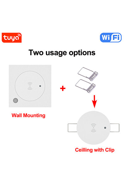 Choice4 WIFI 1PCS Haozee Tuya WiFi/ZigBee 24G MmWave Radar Smart Human Presen...