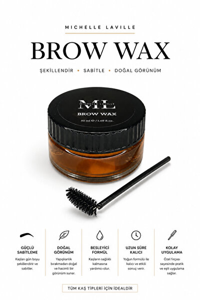 Michelle Laville Eyebrow Fixing Styling Brow Wax 50ml |   Keratin & Rosemary ...