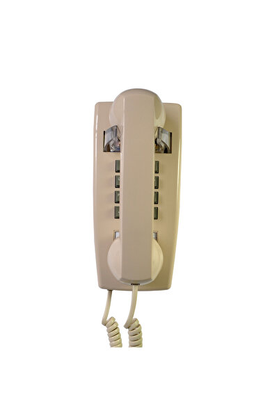 Choice White telephone Corded Wall Phone, Analog Trimline Phone With Cord, Re...