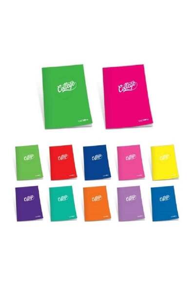 ÇINAR DEFTER دفتر ملاحظات بغلاف بلاستيكي للكلية، مقاس A5، 40 ورقة، مسطر، عبوة...