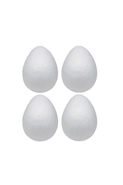 Mas Mileo Styrofoam Foam Figure - Egg - 8cm - Pack of 4 1861