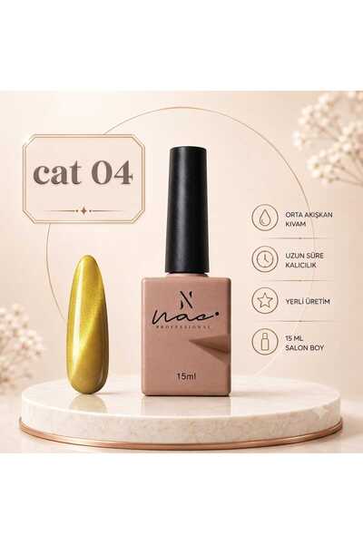 Aka 15 ML Kedi Gözü kalıcı oje Cat Eyes Seri renkli