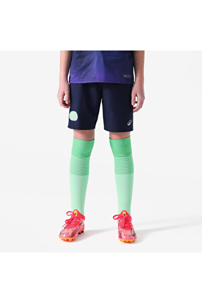 Decathlon Kipsta Çocuk Futbol Şortu - Lacivert/Yeşil - Viralto Kids