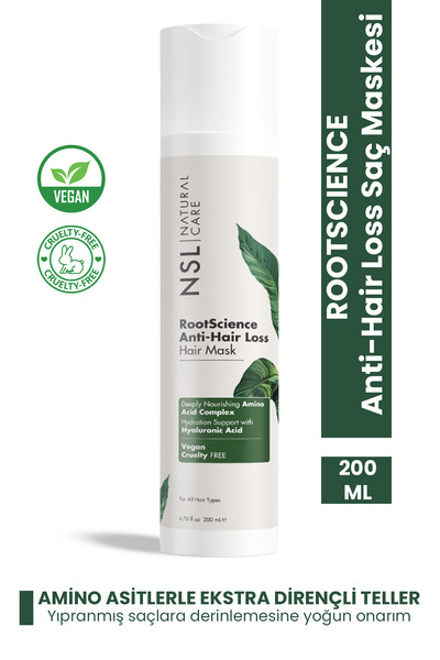 NSL NATURAL CARE قناع روت ساينس للعناية بالشعر المضاد لتساقط الشعر