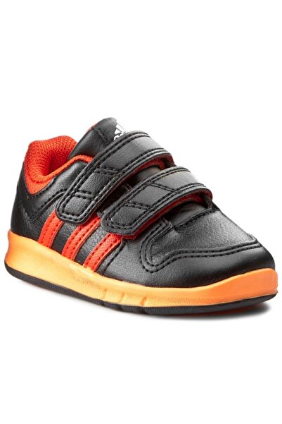 adidas B24493 FB LK Trainer X I حذاء رياضي للأطفال باللون الأسود والبرتقالي