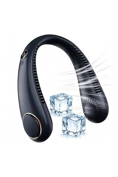 Choice6 3 NEW Mini Neck Mounted Fan Portable Bladeless Neck USB Rechargeable ...