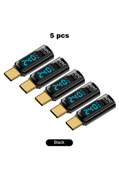Choice3 5pcs black UGOURD 40Gbps USB4 Type C Adapter Digital Display USB 4 80...
