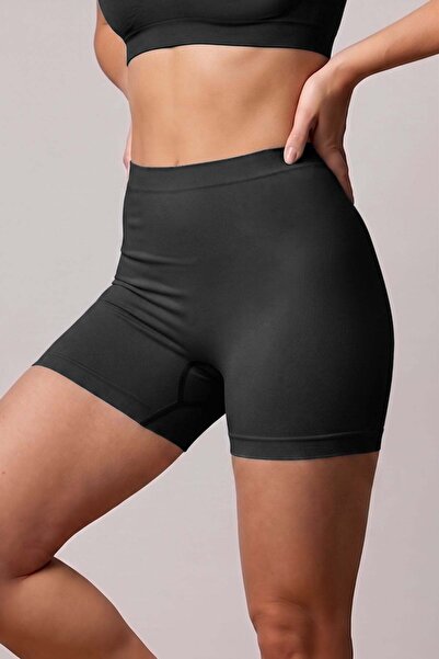 Fulla Moda Yüksek Bel Seamless Şort Tayt