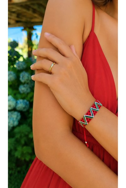 Ayza Miyuki Watermelon Bracelet