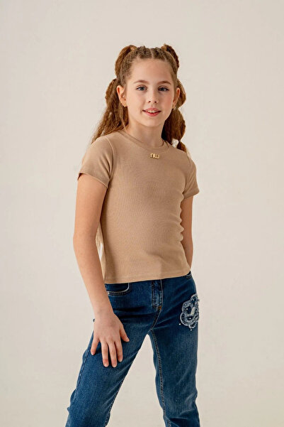 HAUSEkids Tricou pentru fete Fisto Daisy de 4-15 ani-Latte