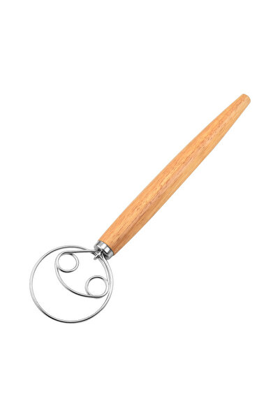 Choice And flour powderer 1Pc Danish Dough Whisk With Plastic Handle, Dutch S...