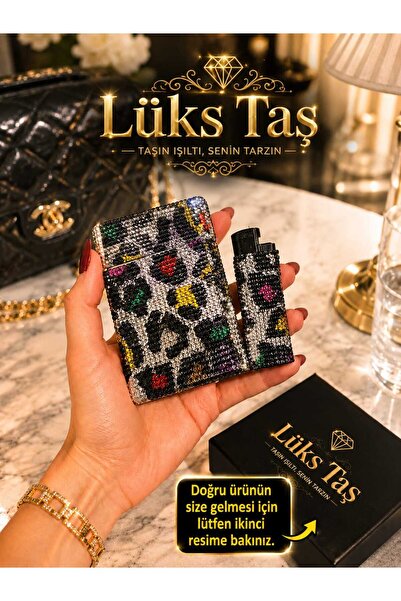 Lüks Taş Sigara Kutusu Ve Çakmak (KISA SLİM) Komsu Catlatan