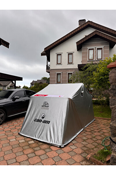 MOTOKAP AKSESUAR MOTOKAP Katlanır XXL Boy Garaj – 2 Motosiklet / ATV Uyumlu -...